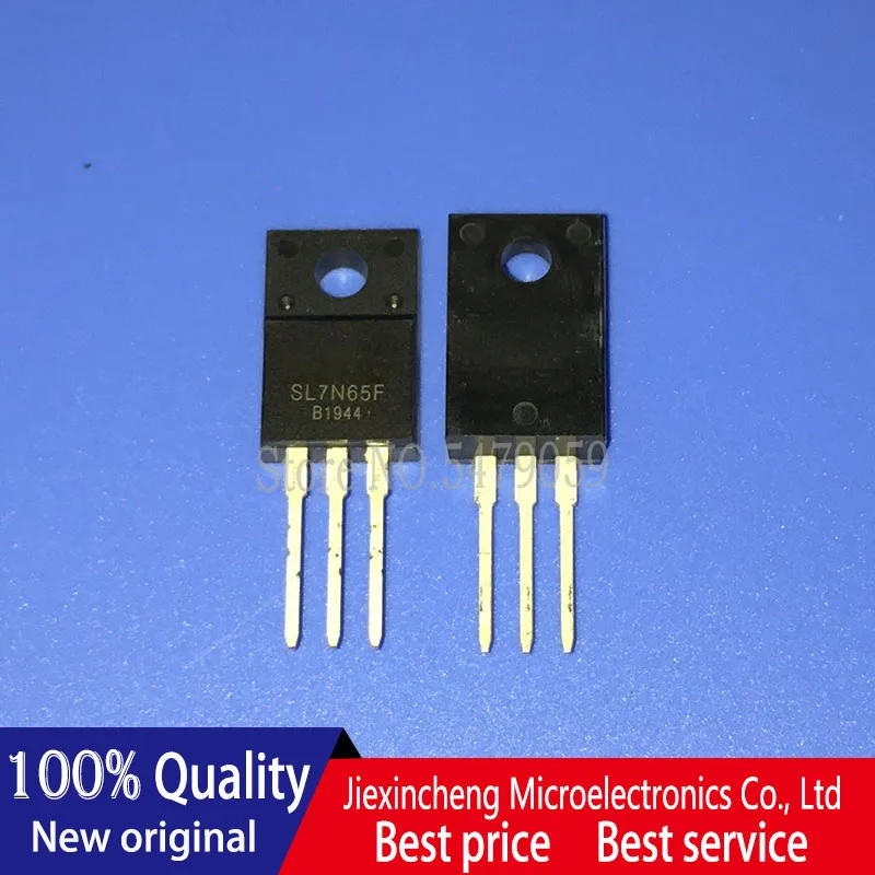 10PCS SL7N65F 7N65KL-TF3-T LND5N65B SPC9N50G SPC7N65G KNF4660A TO220F MOS transistor Neue original