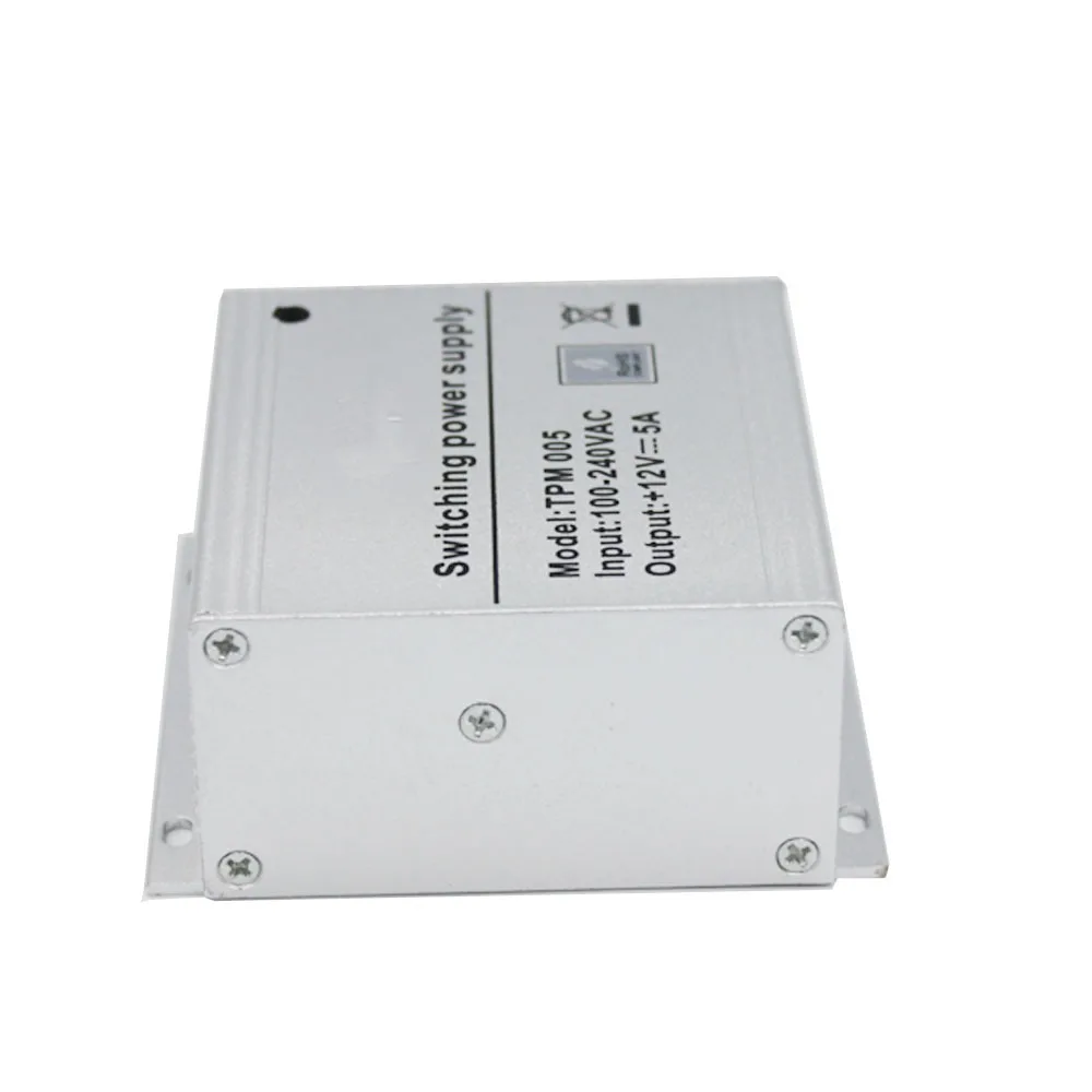 TPM005 DC 12V 5A Mini Access Control Netzteil Power Adapter Aluminium alloy Power Adapter AC 100-240V