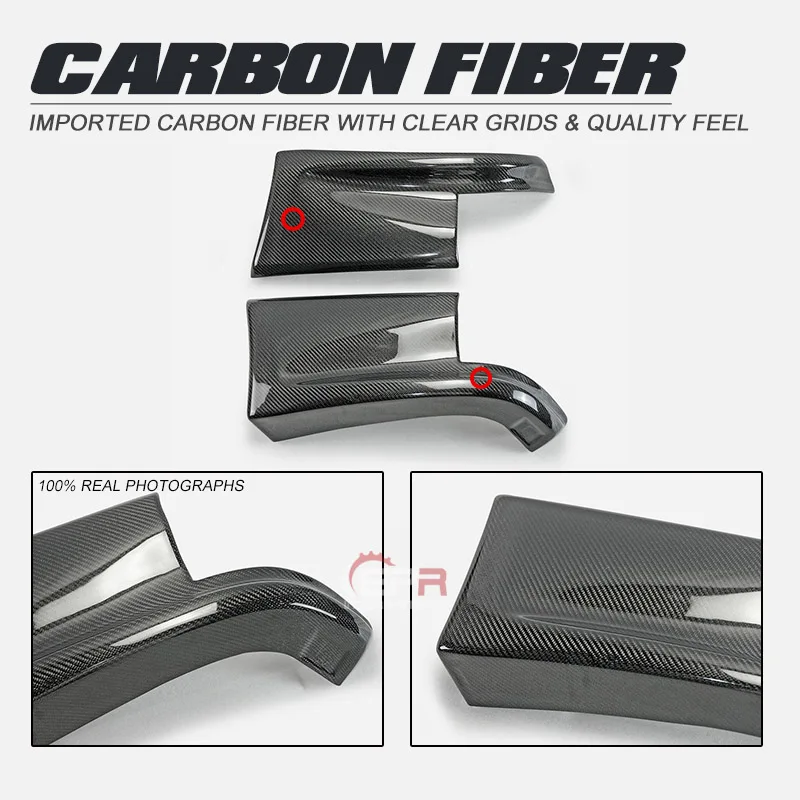 For Nissian Skyline R33 GTR Top Secret Carbon Fiber Rear Bumper Spats