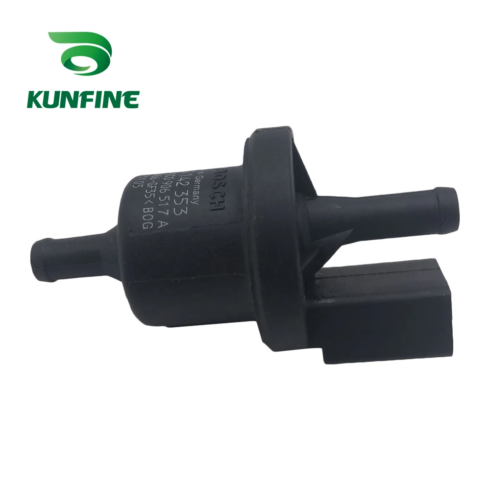 KUNFINE Car Valve Canister Purge Vent Valve Solenoid Fit For  Passat B5 AUDI A6 Part NO. 1C0 906 517 A 1C0906517A