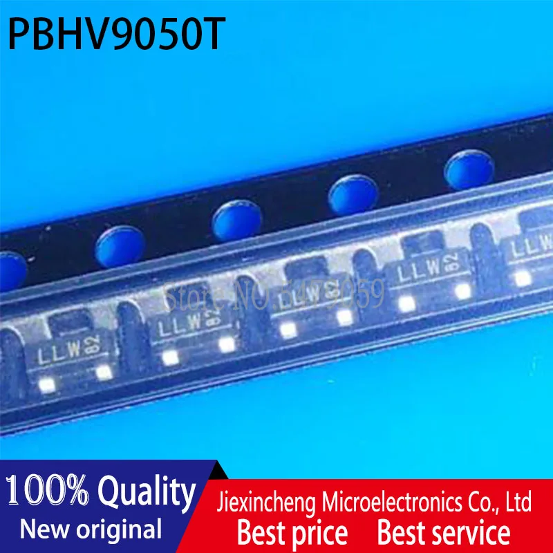 50個PBHV9050Tマーキング: llw PBHV9050 sot-23トランジスタ500v 0.15A新オリジナル