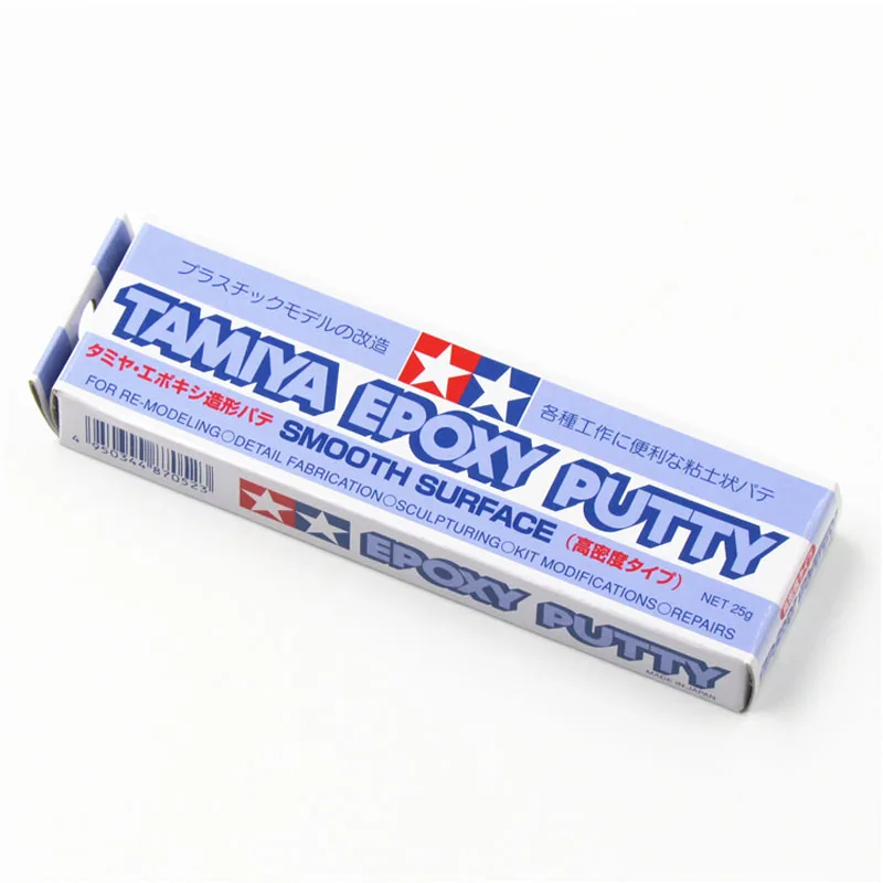 

Tamiya #87052, эпоксидная шпатлевка с гладкой поверхностью, 25 г, пластиковая модель, ремесленные инструменты