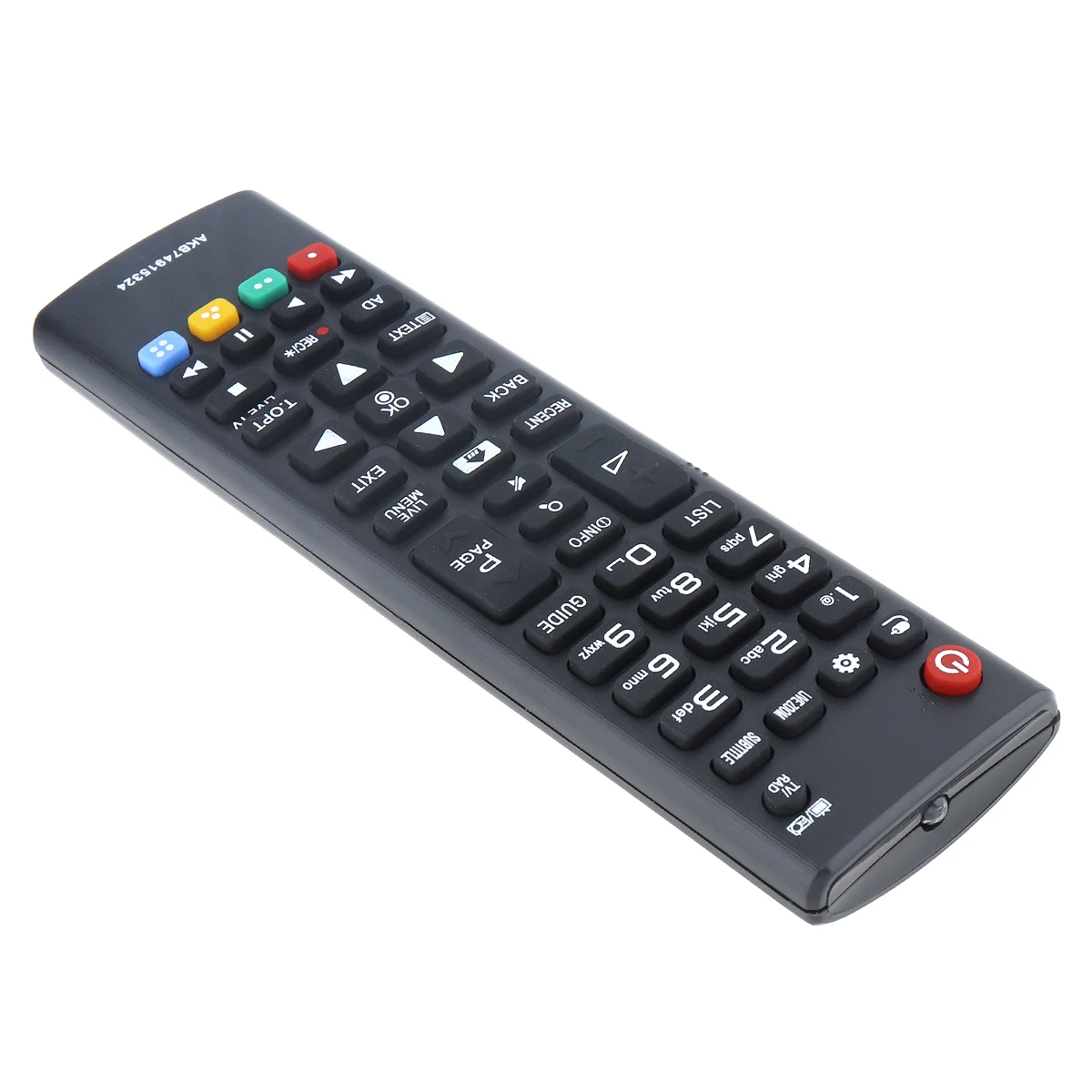 Remote Control TV Black IR hitam, dengan jarak jauh 10M transmisi jarak jauh cocok untuk TV 43UH610V/50UH635V//