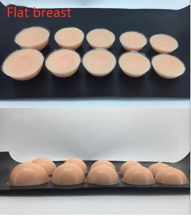 CD fake breast bra man\'s realistic silicone fake breast forms underwear insert false round breast crossdresser boobs