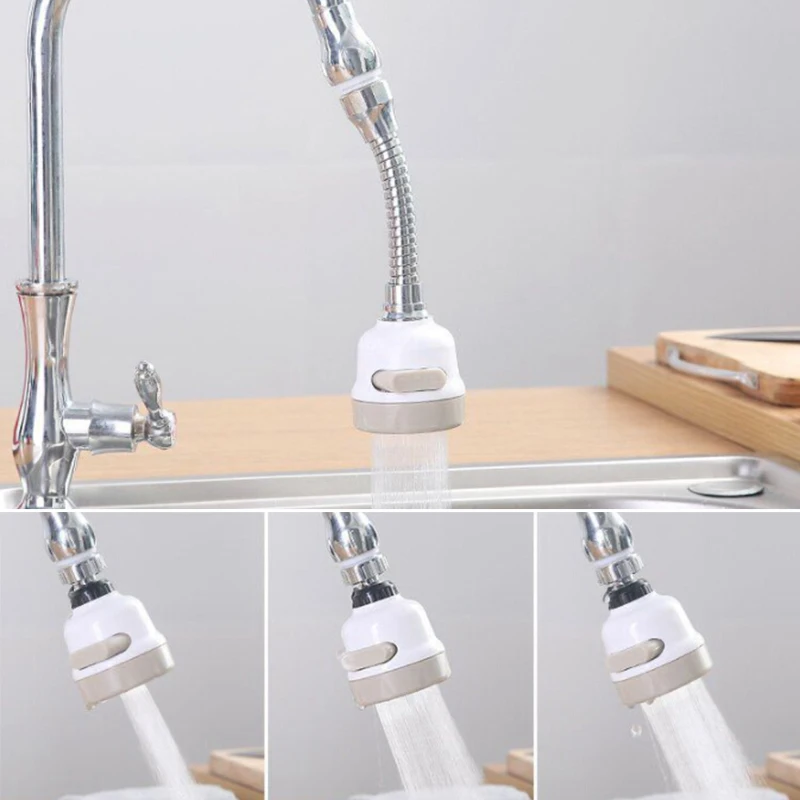 360 ruota l'adattatore del rubinetto della cucina Spray filtro del rubinetto della testa del rubinetto a risparmio idrico