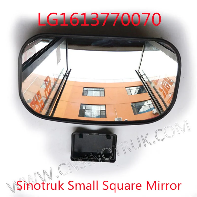 Small Square Mirror (Frame Type) LG1613770070 for Sinotruk Haoman H3 truck Parts Blind Mirror