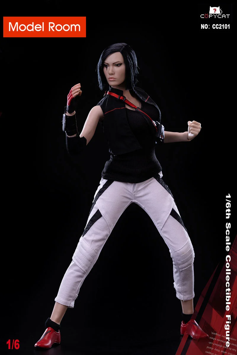 COPYCAT CC2101 1/6 Parkour Girl Figure Model 12'' Female Soldier Action Figure Doll Full Set Toy In Stock