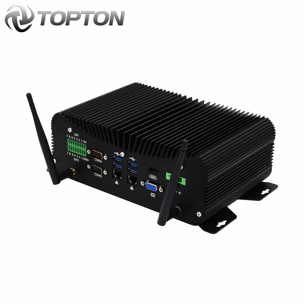 

Мини-ПК TOPTON 10-го поколения, Intel i7 10510U i5 10210U, 6 COM, 2 Lan, 8 USB, GPIO, HDMI, VGA, 4G, Wi-Fi