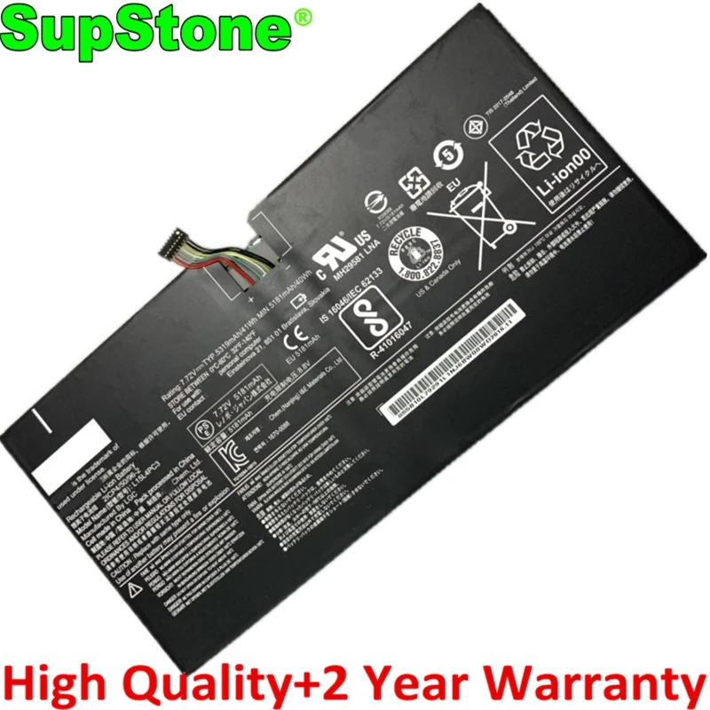 Supstone Nova L15m4pc3 L15l4pc3 Bateria do Portátil para Lenovo Ideapad Miix 72012ikb80vv005wge 80vv002qge 80vv003sge Miix Pro