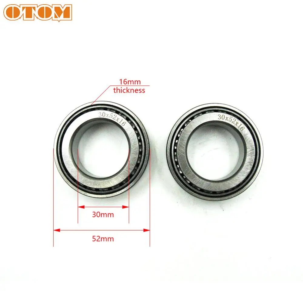 OTOM Motorcycle Steering Stem Head Race Bearings Kit For Suzuki RMZ250 RMZ450 RMX450 Motocross Enduro Dirt Bike Off Road Parts