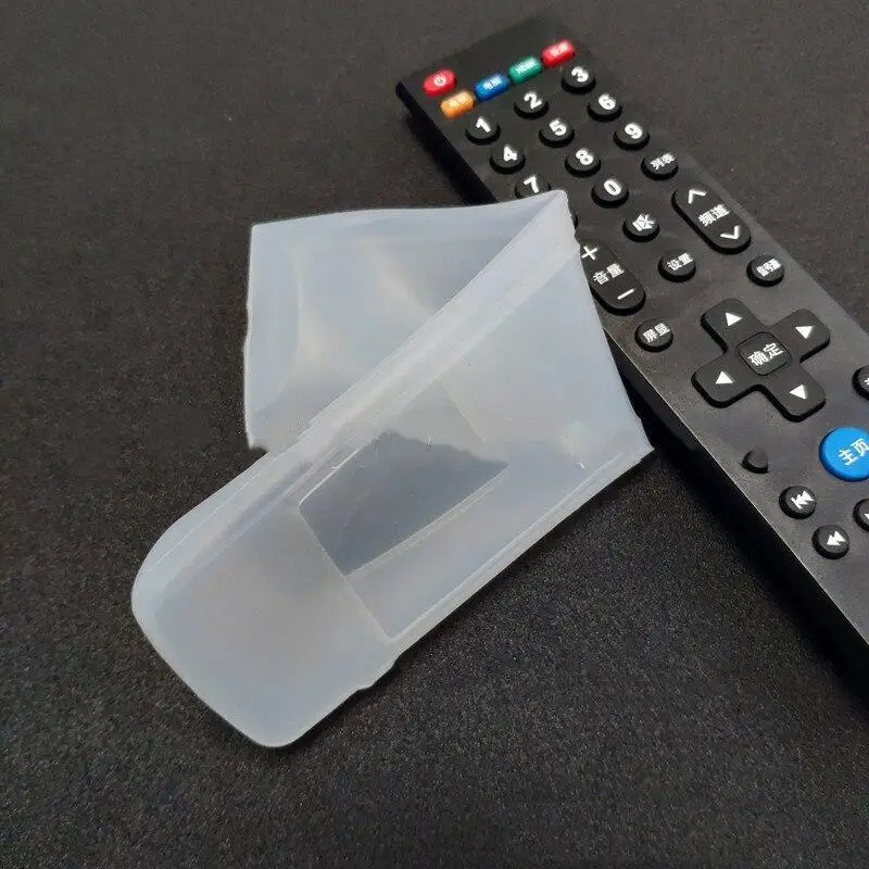 Transparent Silicone TV Remote Control Case Cover TV Set-Top Box Remote Control Dust Cover Anti-Slip Anti-fall Protective Cases