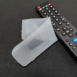 Transparent Silicone TV Remote Control Case Cover TV Set-Top Box Remote Control Dust Cover Anti-Slip Anti-fall Protective Cases