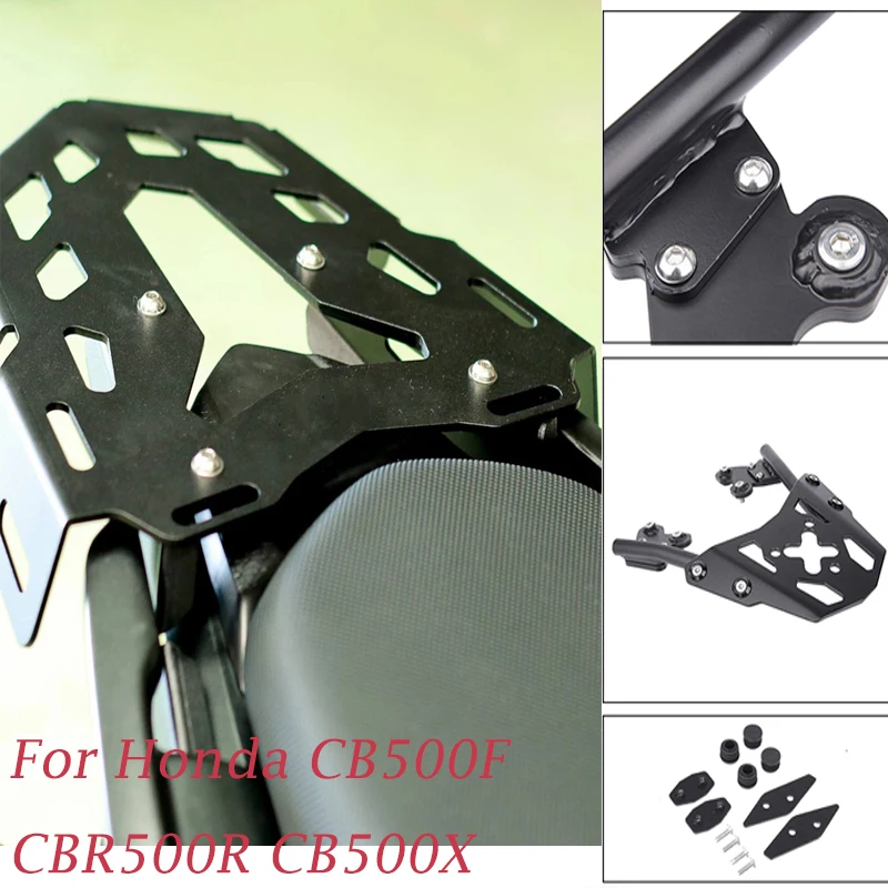 Motorcycle FOR HONDA CB500X 2013-2018 CB500F CBR500R 2013-2015  Rear support luggage rack Support saddle bag carrier rack kit