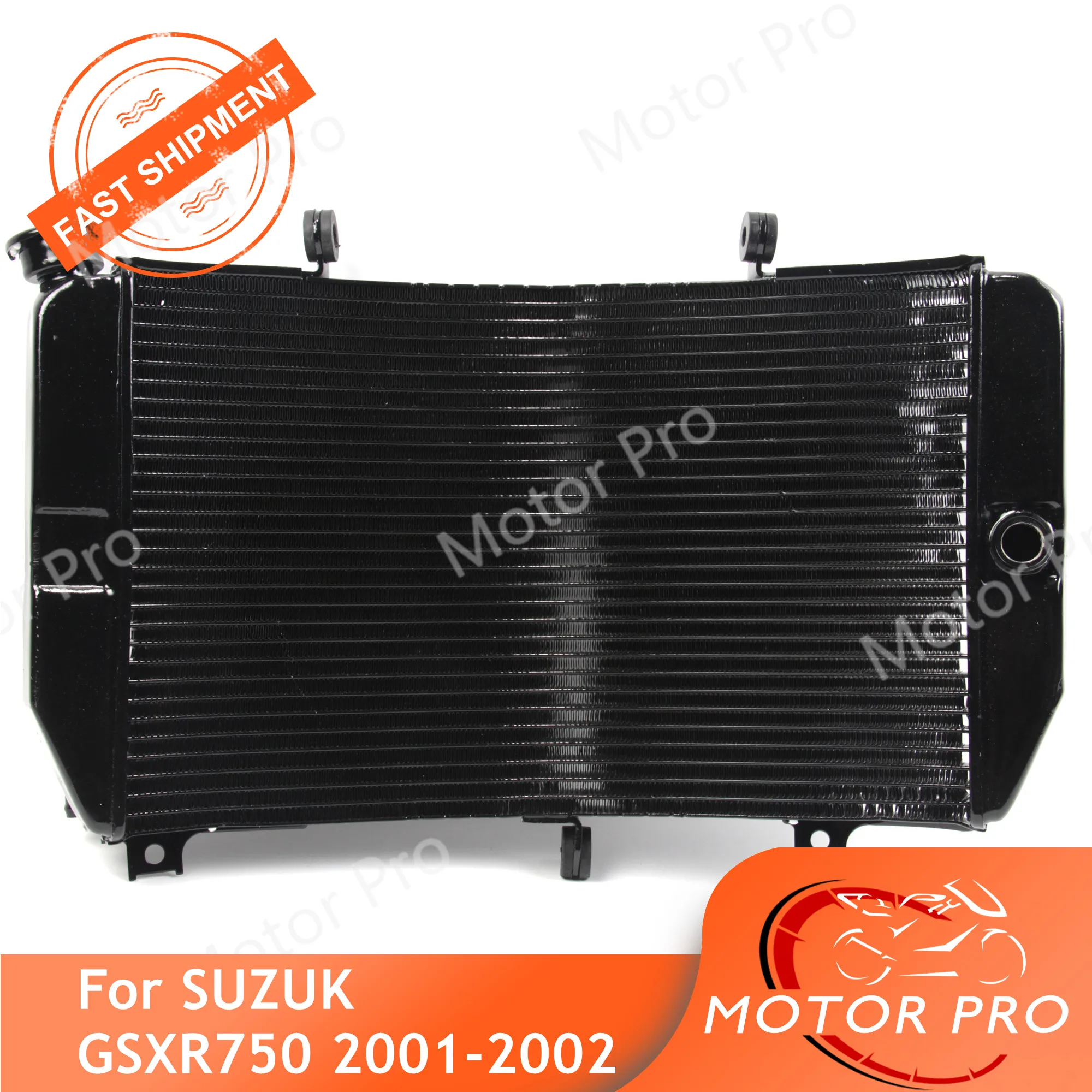 Motorbike Radiator For Suzuki GSX-R GSXR 750 2001 2002 Engine Water Cooling Cooler Accessories GSX600R GSX-R600 GSXR600 GSXR750