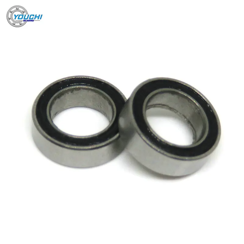 10Pcs 3x8x3 MR83 2RS GRC15 Miniature Ball Bearings L830 MR83 MR83 RS MR83RS 3*8*3 Double Rubber Dust Cover Mini Ball Bearing