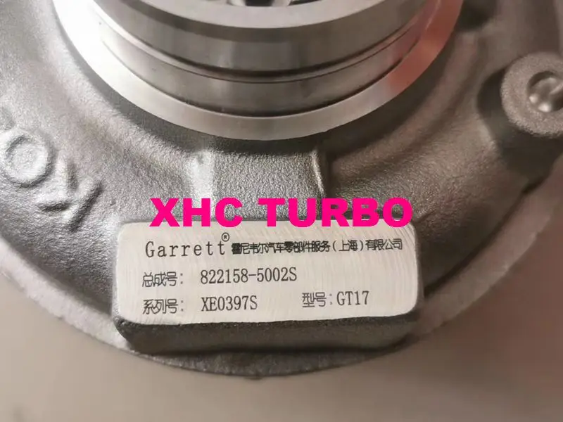 NEW GENUINE GARRETT GT1749Z/822158-5010S DP1-6K682-BA Turbo Turbocharger for Jiangling JMC pick up JE493ZLQ4CB 2.8T 75KW  Euro I