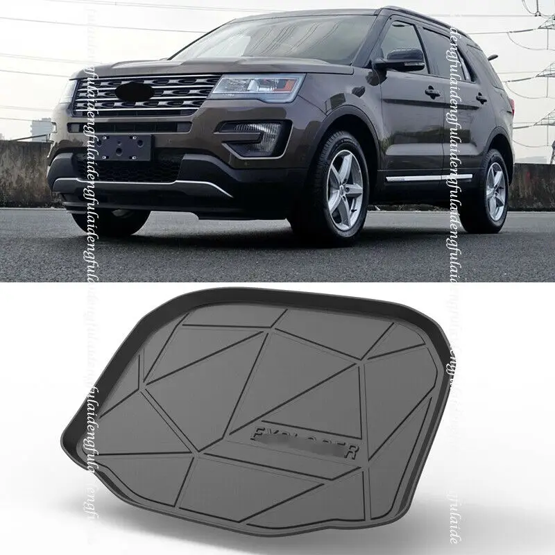 Trunk Cargo Floor Tray Boot Liner Pad Mat For Ford Explorer 2011-2019 Behind 3rd Row