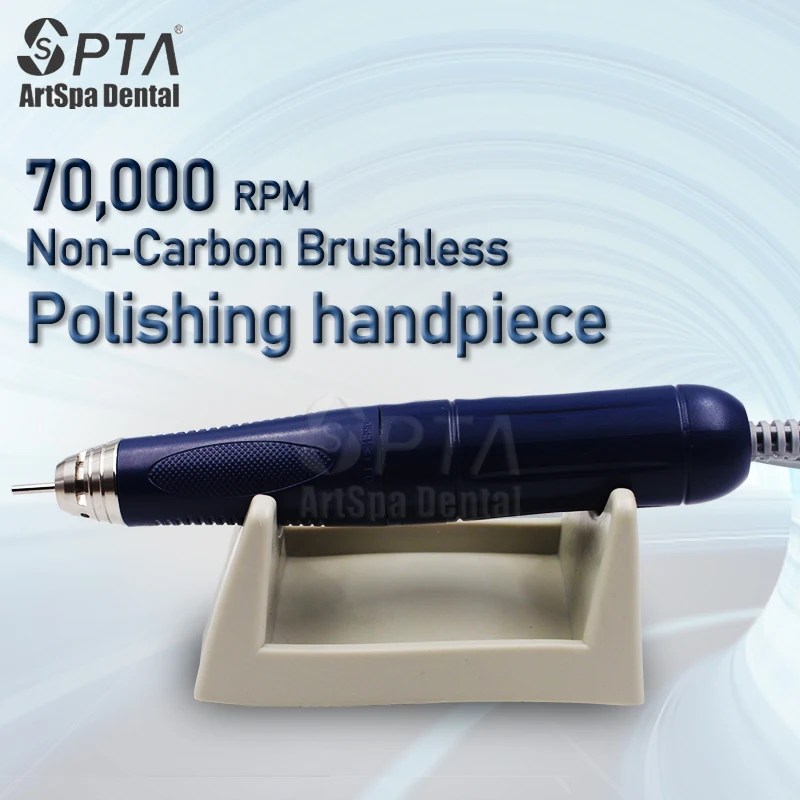 2.35mmHP 70,000 RPM Non-Carbon Brushless Handpiece Dental Electrical Micromotor Polishing Handpieces Drill For Dental Laboratory