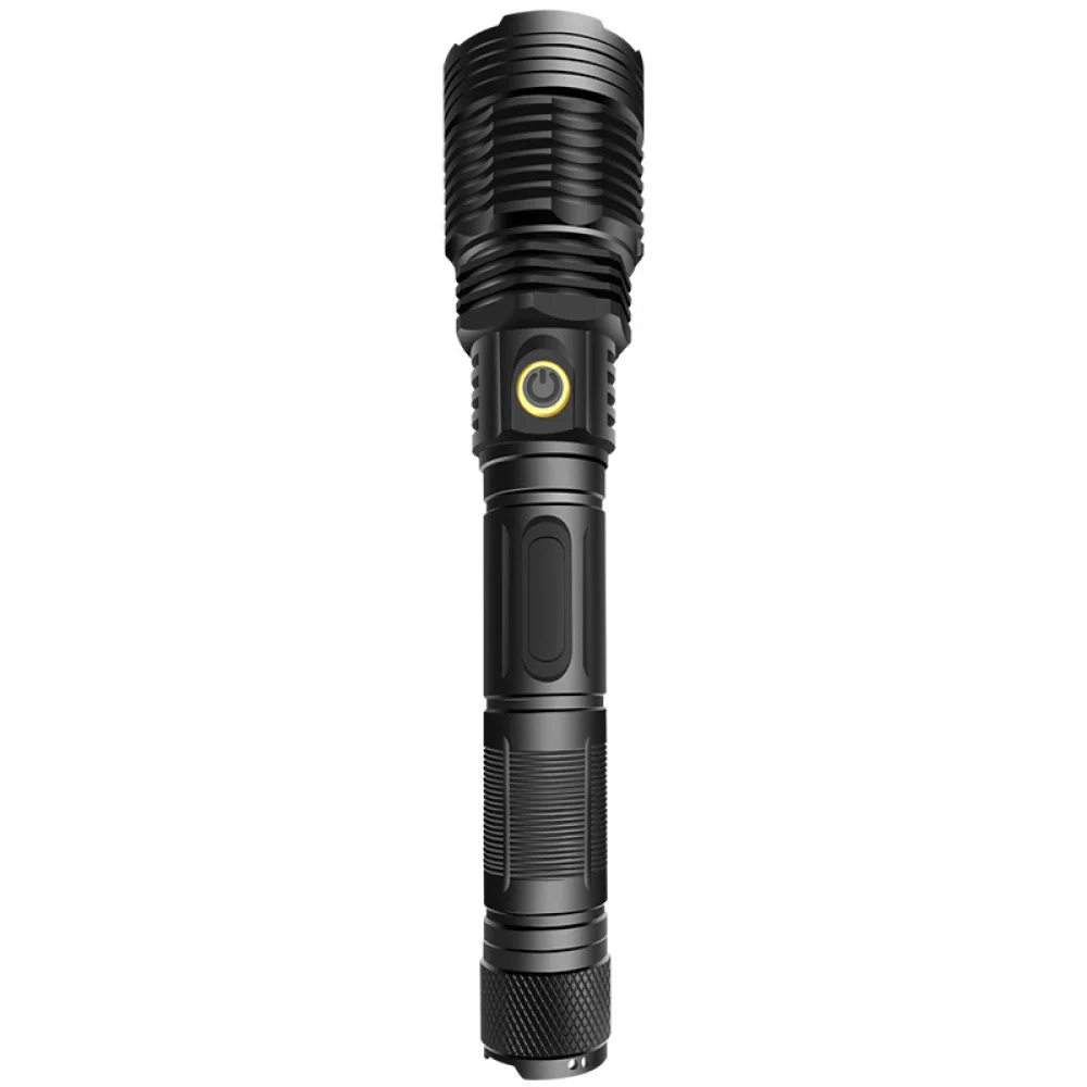 Mountaineering Zoom Flashlight New Xhp90 Super Bright Flashlight Outdoor Waterproof Aluminum Alloy Zoom Charging Power Torch