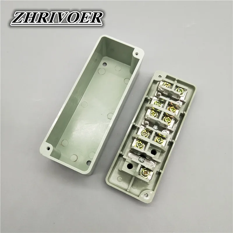 PB-2/PB-3/BT-2/BT-3 on/Off Momentary Push button Switch AC 250V 3A for Motor Control Switch with Plastic Box