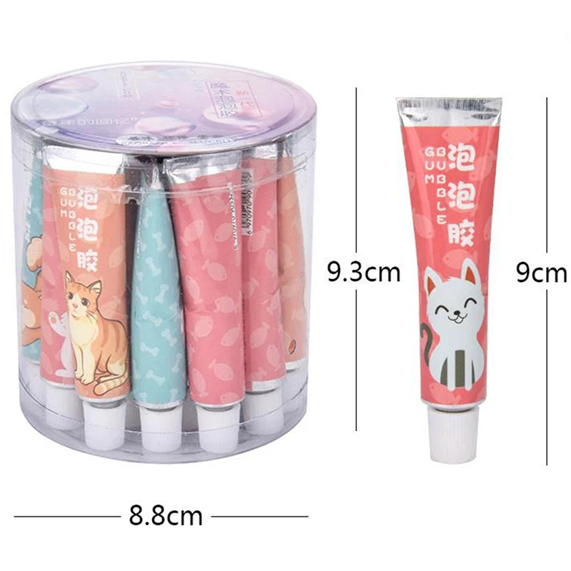 20Pcs ปลอดภัย Magic Bubble กาวของเล่นเป่าที่มีสีสันบอลพลาสติกบอลลูนลูกโป่ง Space ปลอดภัย Practical Jokes ของเล่นเด็ก