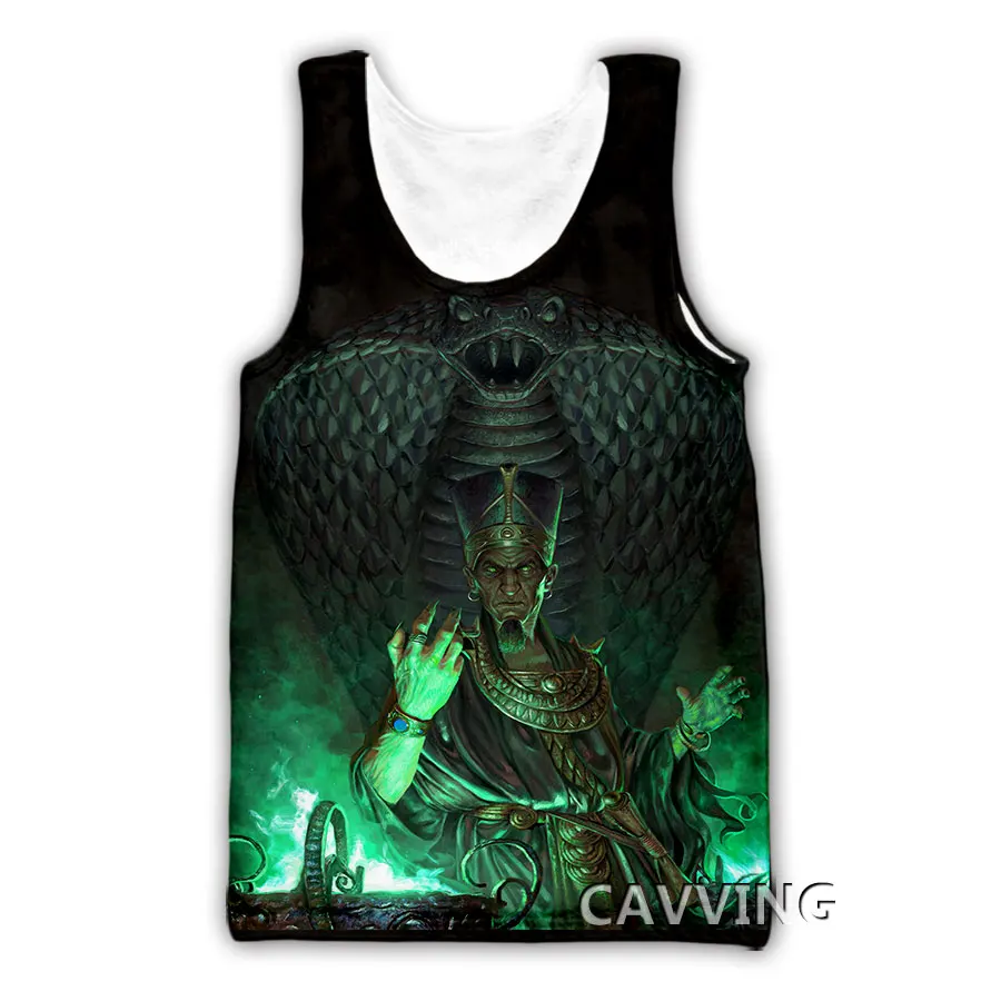 CAVVING 3D Printed God Eye of Egypt Pharaoh Anubis Ancient Egypt Tank Harajuku Vest Undershirt Shirts Streetwear for Men/women