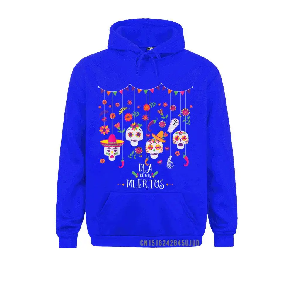 Dia De Los Muertos Funny Day Of The Dead Hanging Skulls Pullover Hoodies For Women Comics Sweatshirts Hoods Long Sleeve