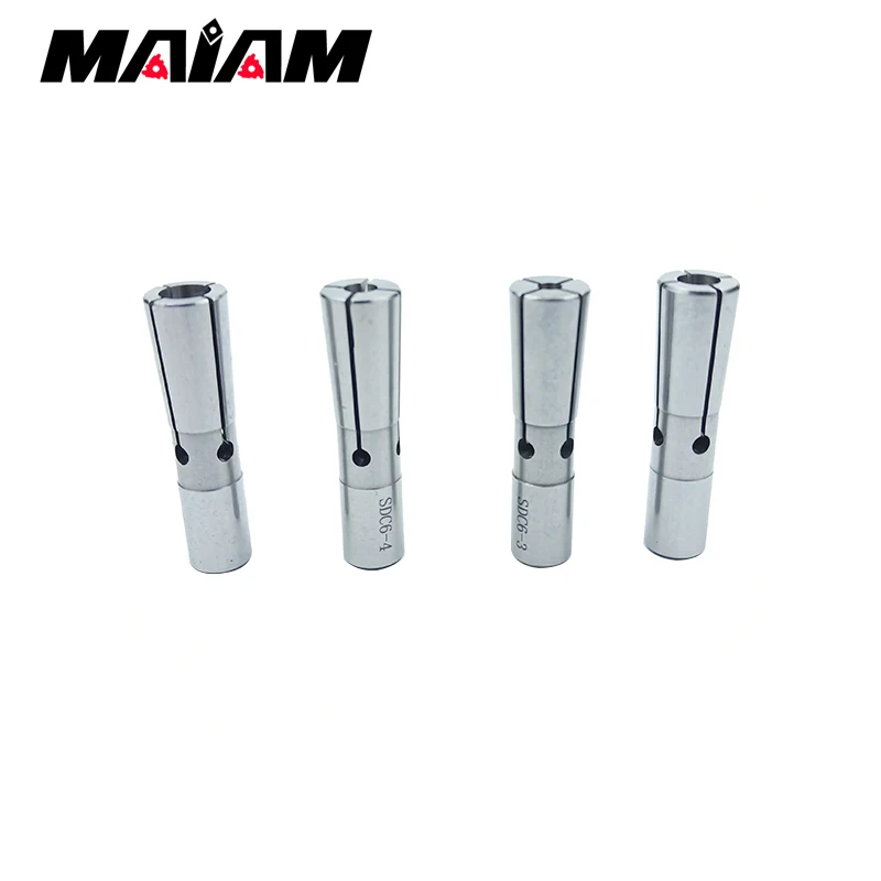 0.003 precision cnc collet dc6 chuck collet 2mm 3mm 4mm 5mm 6mm 3.175mm 1/8 pull back collet high precision collet dc collet