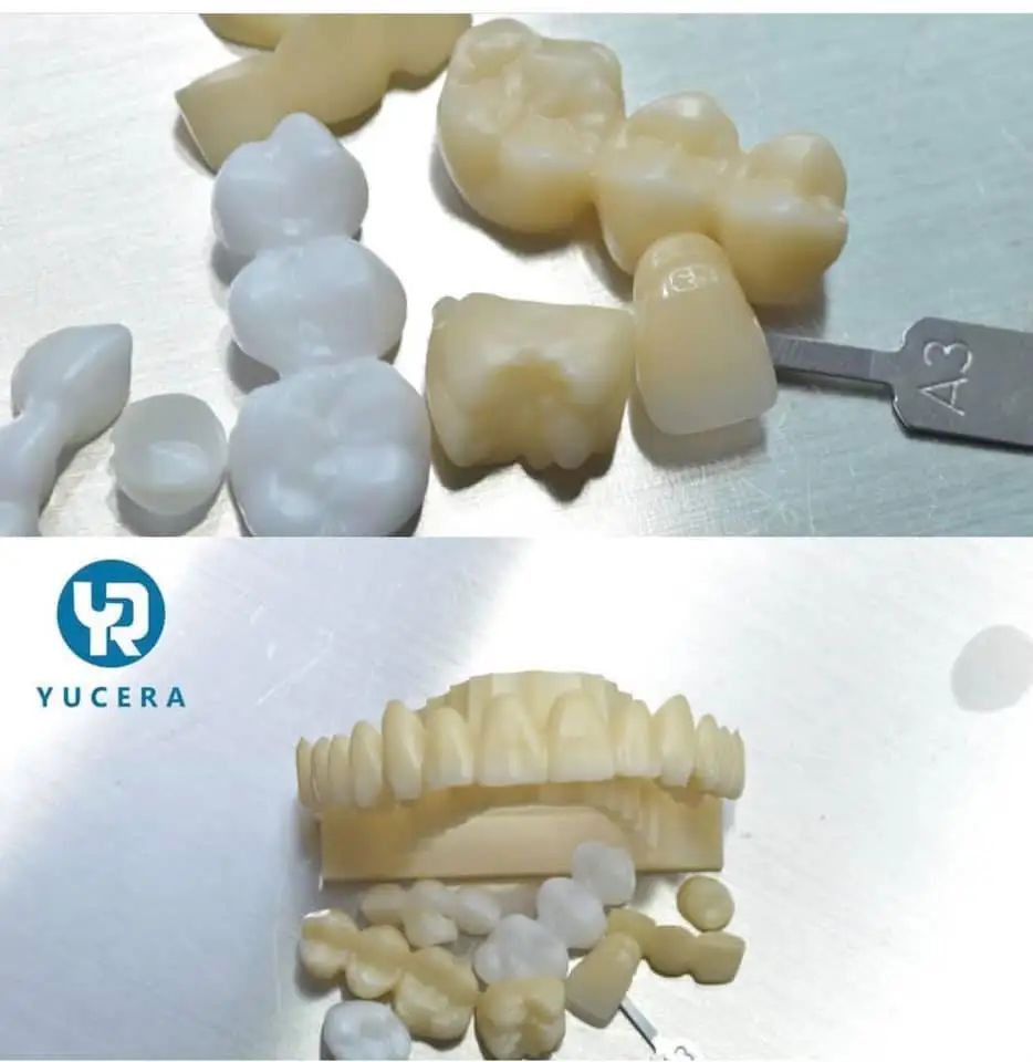 Yucera ST 98mm Dental Consumables Zirconia Implant Blocks For Teeth Gems Zircon Block For Dental laboratory Milling Machine