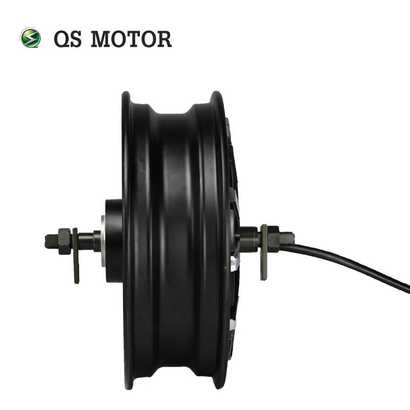 QS Motor 12*3.5inch 10000W 260 V4 High Effctive And High Power In Wheel Hub BLDC Motor For Electric Motorcycle/Scooter
