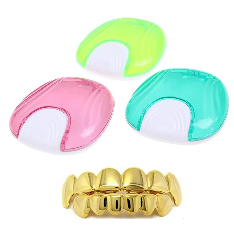 Étui de retenue orthodontique Durable, conteneur de dentier dentaire, boîte de rangement Portable de prothèse dentaire, boîte de rangement de soins de fausses dents