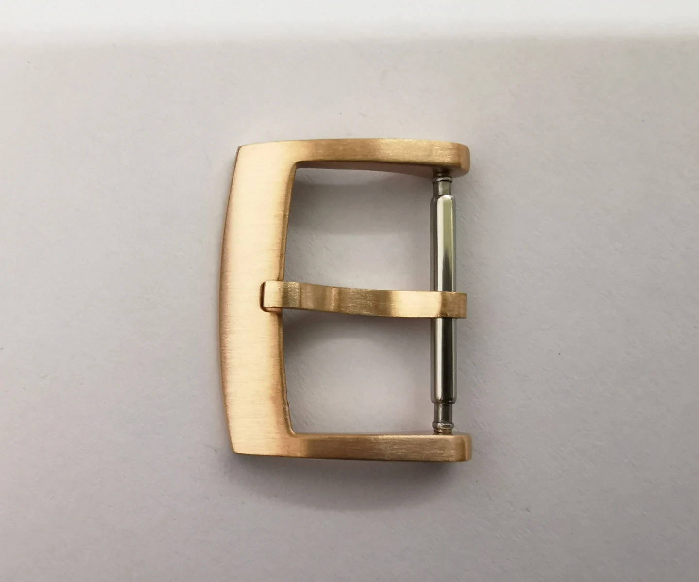 Cronos Solid Bronze CuSn Tongue Buckle  Watch Parts Fully Brushed 18 20 22 mm 2.0 with Spring B