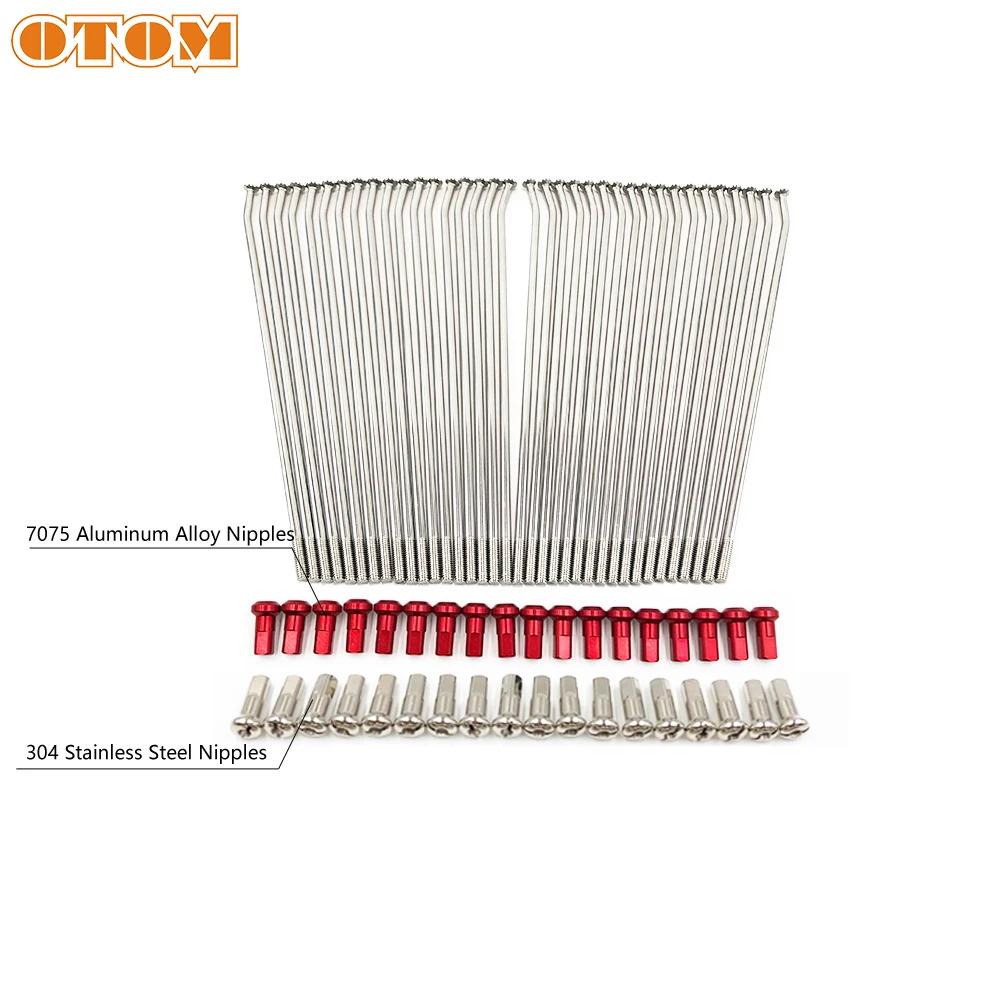 OTOM For HONDA CR125 CR250 CRF250 CRF450 Front Rear Wheel Spokes Nipples Kit Hub Wire 06420-KRN-710 06440-MEN-840 06420-MEY-000