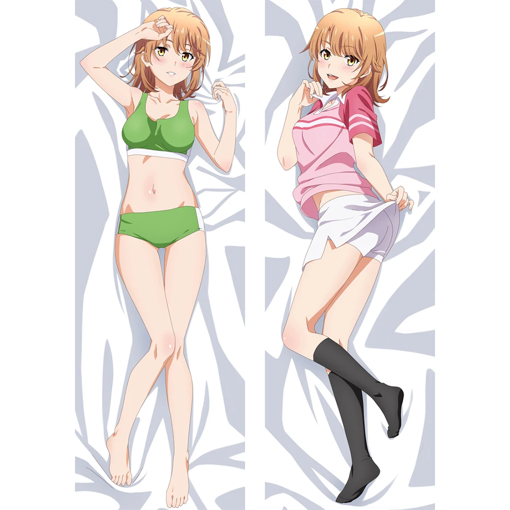 Yukinoshita Yukino Yuigahama Yui Anime Dakimakura okładka 2 nadruk boczny Peachskin 2Way przytulna poszewka na poduszkę Otaku poszewka na poduszkę