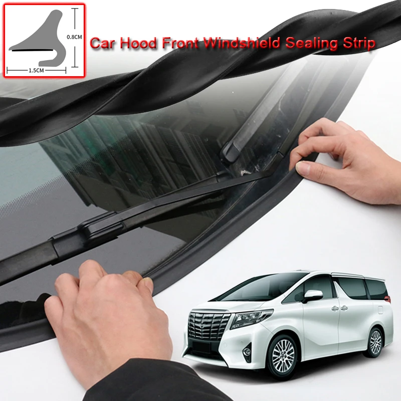 

For Toyota Alphard 2012-2020 Car Seal Strip Windshied Spoiler Filler Protect Edge Weatherstrip Strips Sticker Auto Accessories