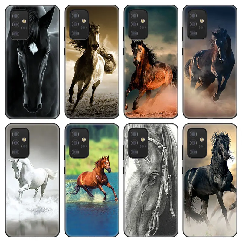 Чехол с изображением бегущей лошади для Samsung Galaxy A12 A22 A21S A02S A31 A32 A50 A51 A70 A71 A72 A11 A10S A20S A30S A52 S Чехол с изображением бегущей лошади для Samsung Galaxy A12 A22 A21S A02S A31 A32 A50 A51 A70 A71 A72 A11 A10S A20S A30S A52 S