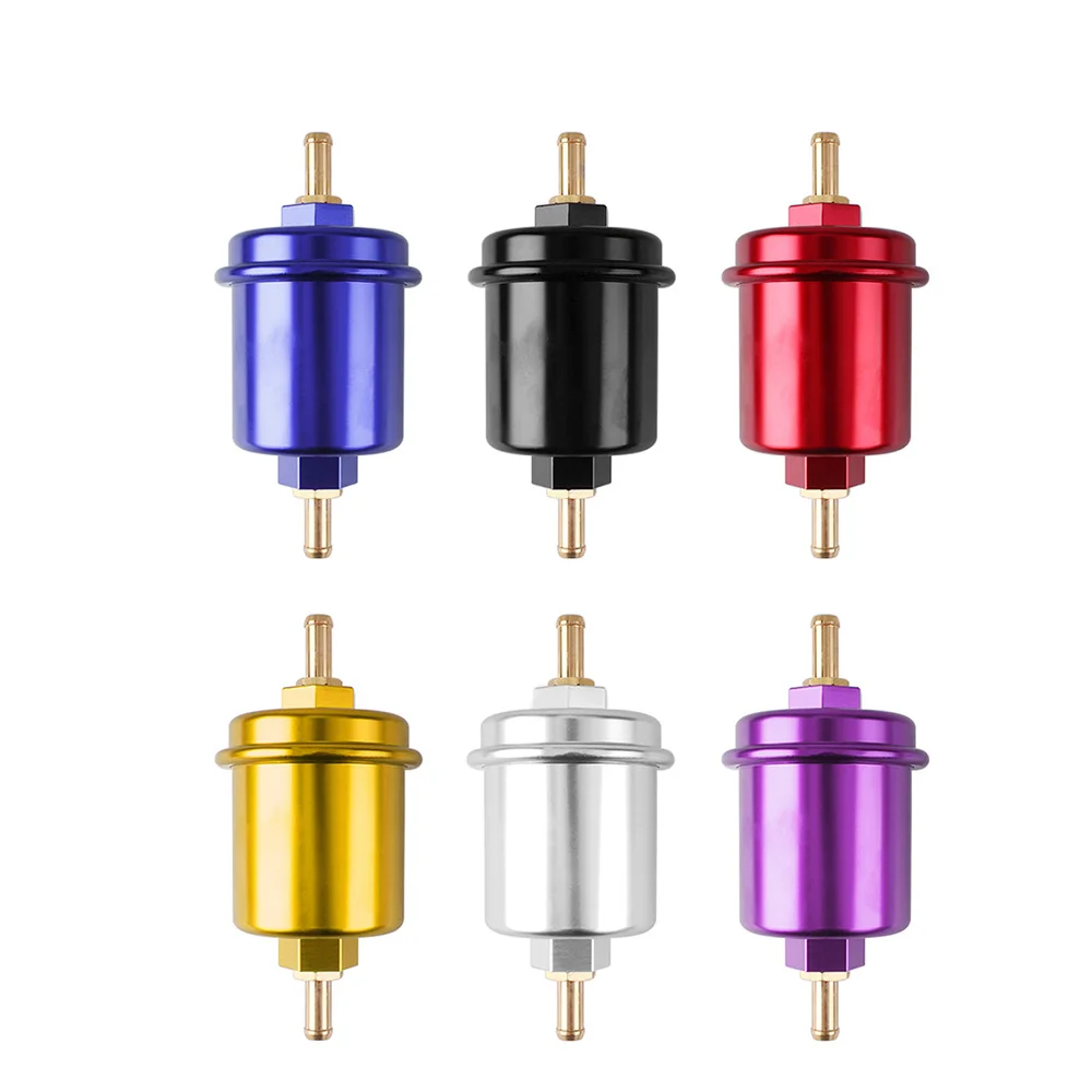 RASTP-Car High Flow Washable Fuel Filter for Honda Acura Civic Color Black Blue Red Purple Gold Silver RS-OFI013