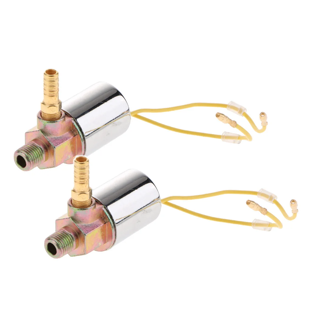 2pcs Universal Electromagnetic Air Horn Valve 12V 1/4 Inch Electromagnetic Valve For Car Boat Train Horn