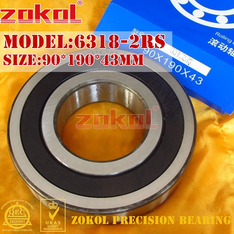 ZOKOL 6313 6314 6315 6316 6317 6318 6319 6320 6321RS RZ 2RS Deep Groove Ball Bearing