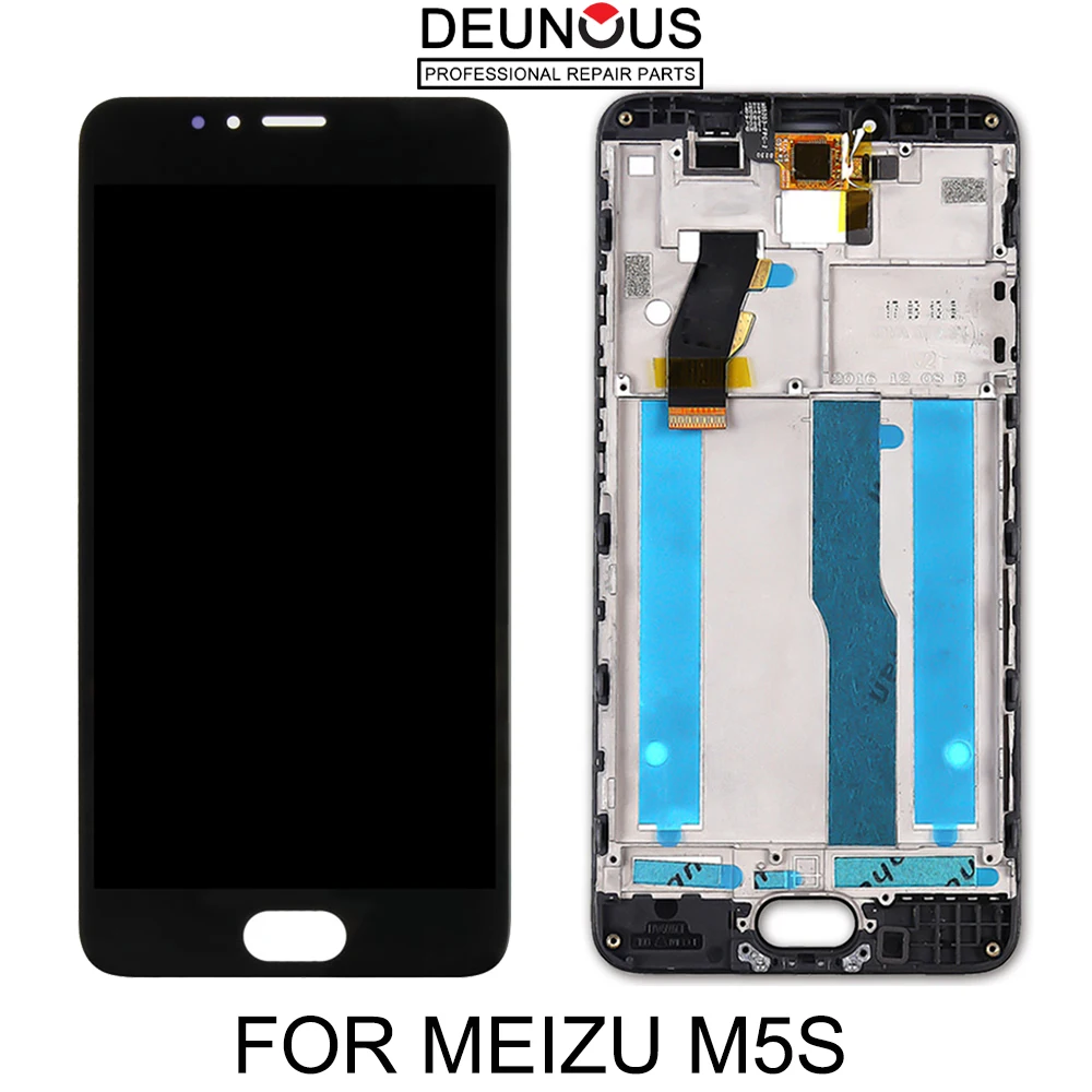 

AAA Quality LCD+Frame For MEIZU M5S Lcd Display 5.2 Inch Screen+Digitizer Touch screen For MEIZU M5S M612h LCD