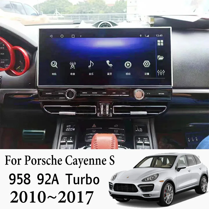 

Car Multimedia Player NAVI CarPlay GPS Navigation Radio Audio 12.3 For Porsche Cayenne S Hybrid V6 958 92A Turbo 2010~2017