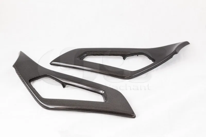 Car-Styling Dry Carbon Fiber Inner Door Handle Panel 2 Pcs Fit For 2011-2014 Aventador LP700 Inner Door Handle Panel