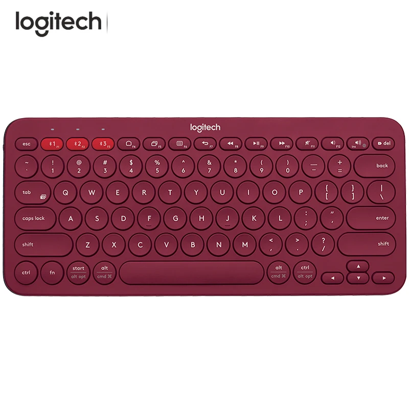 Logitech K380 keyboard multi-device bezprzewodowy zestaw mysz i klawiatura Bluetooth multi-color dla systemu Windows MacOS Android IOS Chrome OS