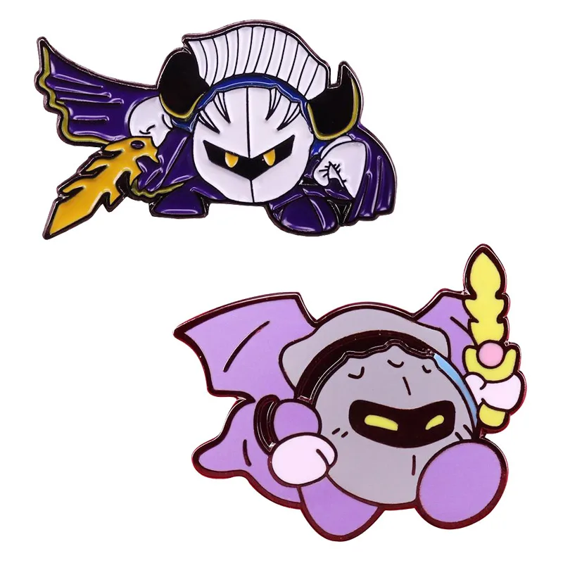 Meta Knight enamel pin Mysterious, but honorable knight pin badge cute video game brooch kids gift