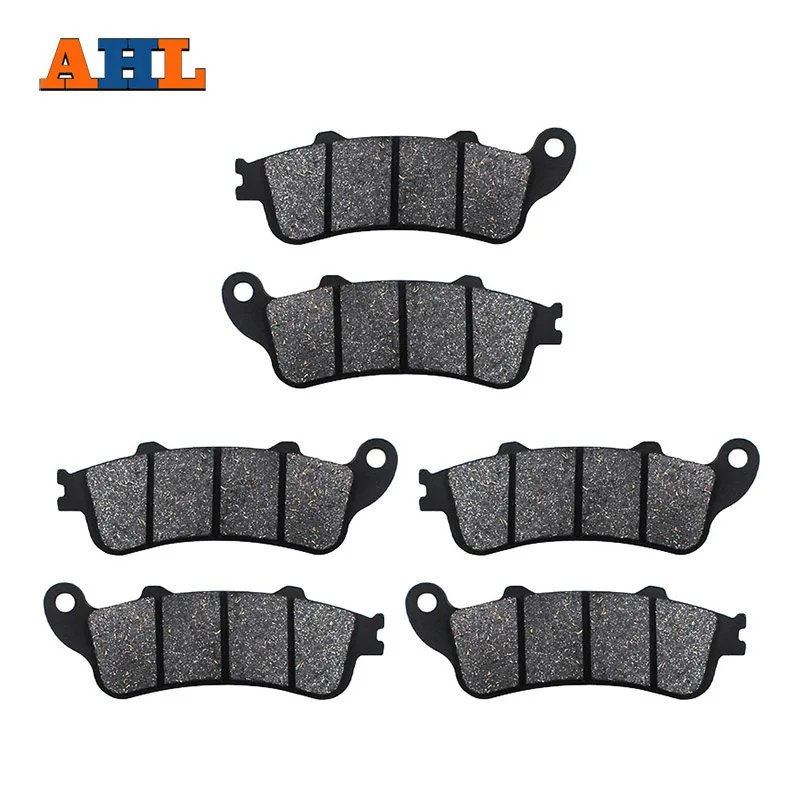 AHL 1/2/3 Pairs Motorcycle Brake Pads For HONDA VFR800 Interceptor CBR1100XX Blackbird ST1100 ST1300 GL1800 Goldwing