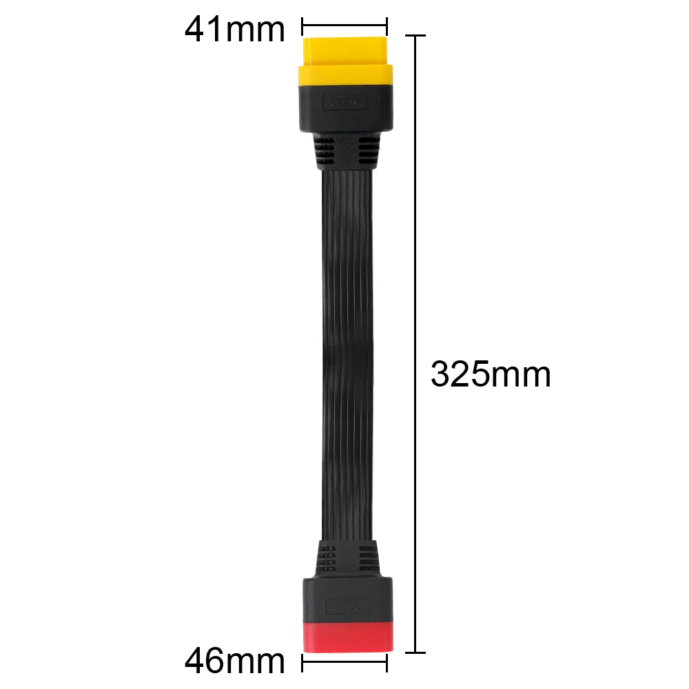 OBD2 Scanner Extended Adapter ELM327 16 PIN Male to Female 32cm OBDII Extension cable Car Diagnostic Connectors