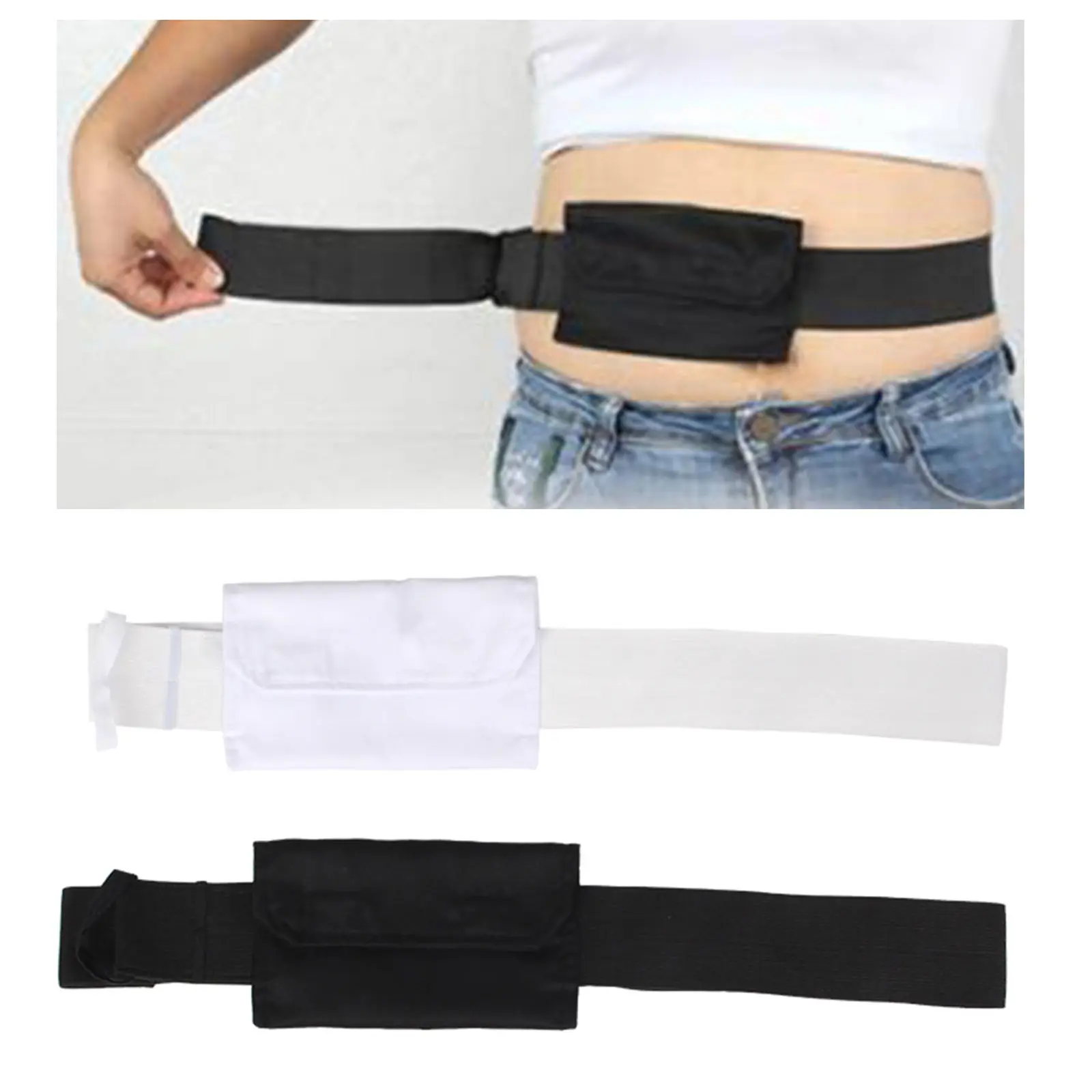 Peritoneal Dialysis PD Belt Breathable Abdominal Protection Covers Adjustable Drainage Holder Waist Belt image 4