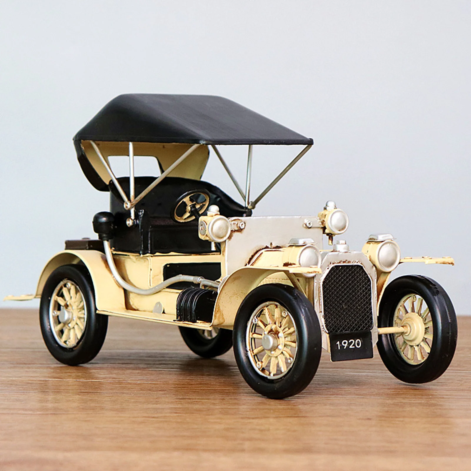 Antique Car Decor Metal Antique Vintage Car Model Antique American Car Model Vintage Car Home Decor Collection Vehicle Toy