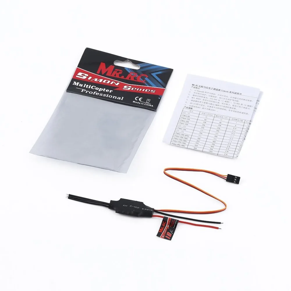 MR.RC 12A Bộ Điều Khiển Tốc Độ ESC Với SimonK Miếng Dán Cường Lực Dành Cho FPV QAV250 RC Máy Bay Quadcopter Điện Áp Thấp & Quá bảo Vệ Nhiệt