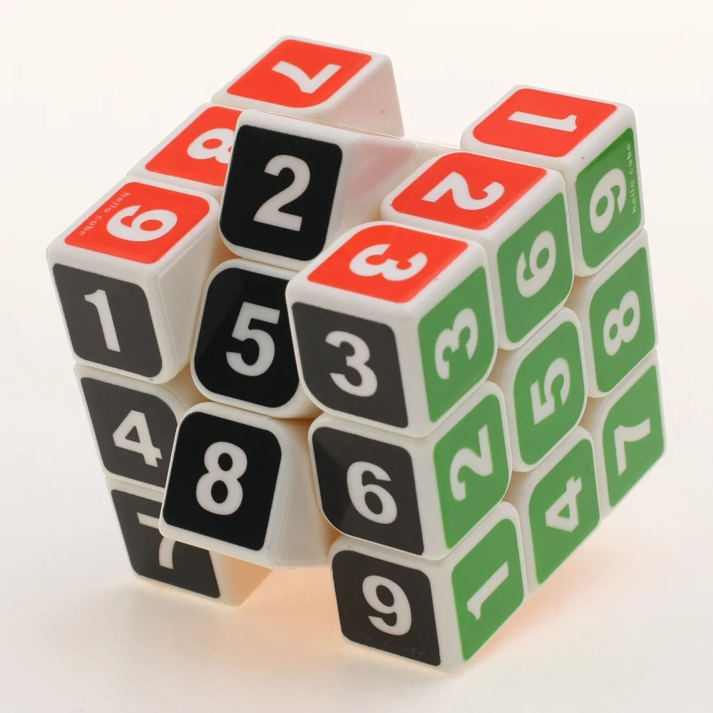 Zprofits ic-Cube magique numérique Sudoku pour enfants et adultes, meilleur puzzle de chiffres de vitesse, jouets punNeo, professionnel, 3x3x3